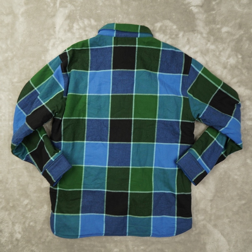 Levi's Gold Tab Jackson Flannel Fleece Lined Jacket Men's Small Plaid Shacket - Picture 10 of 10